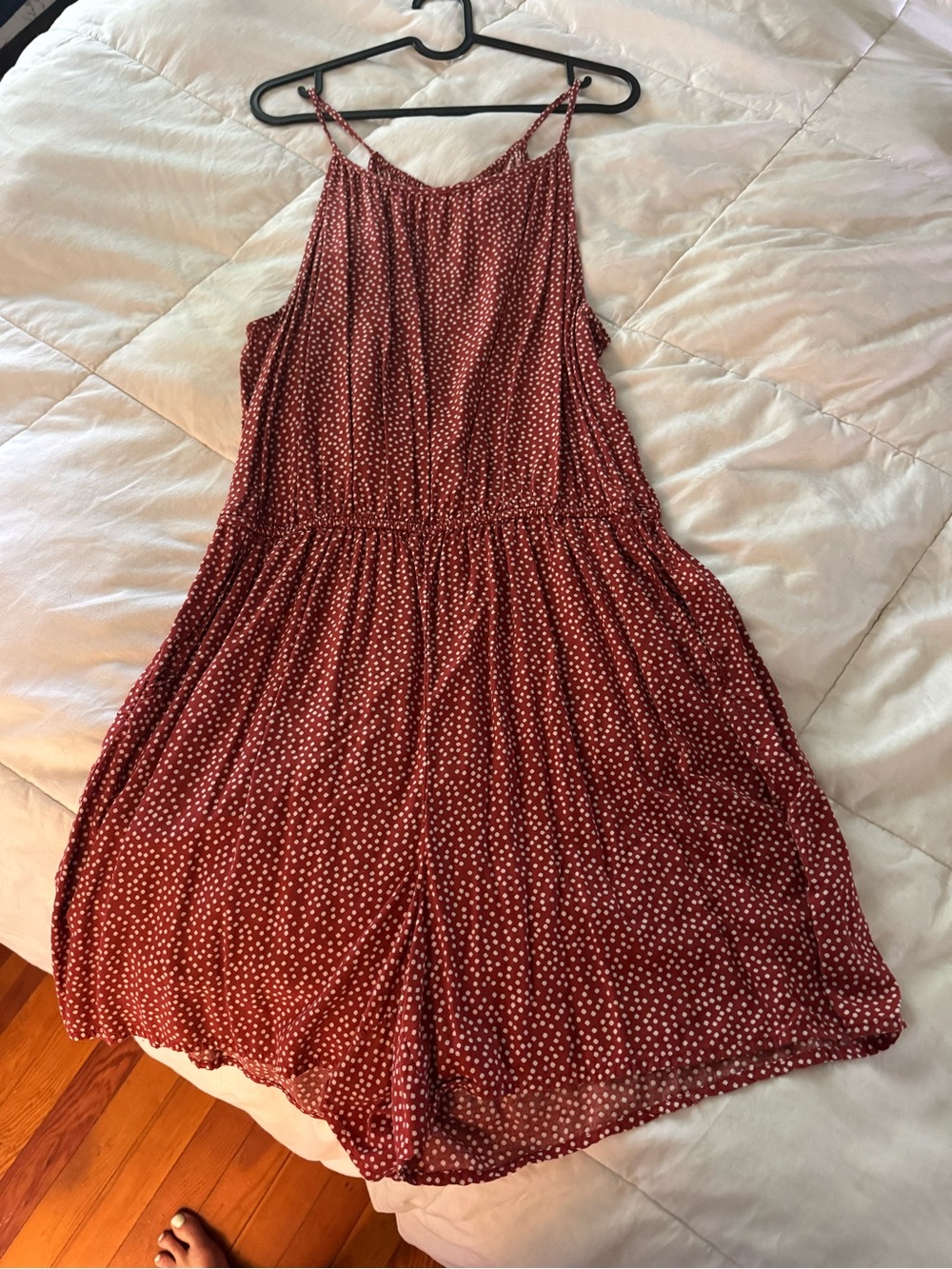 Old Navy Red Polka Dot Romper